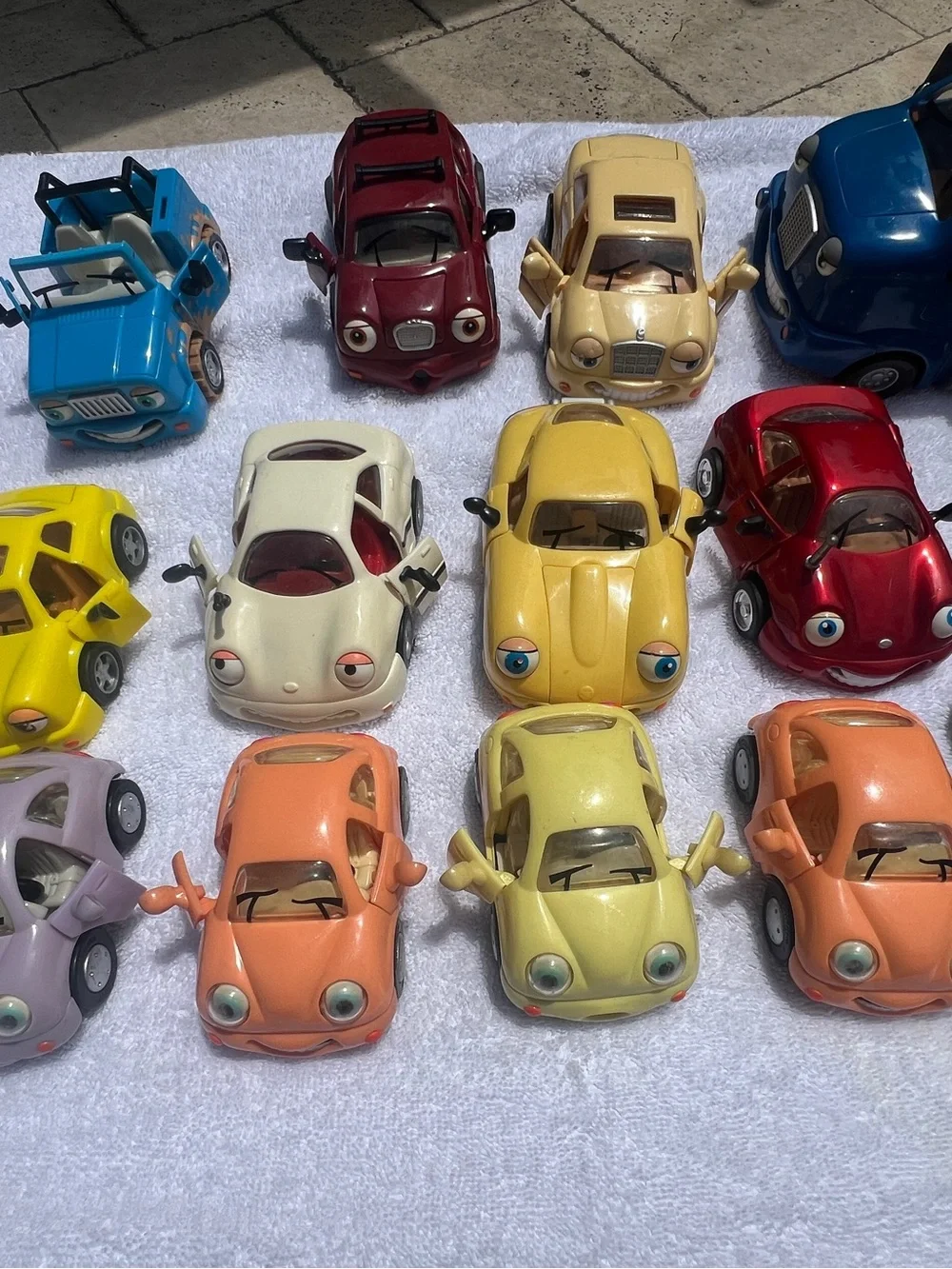 Chevron Techron Cars Character Vehicle Lot 17 Pieces w/ Car Carrier Truck 🚙